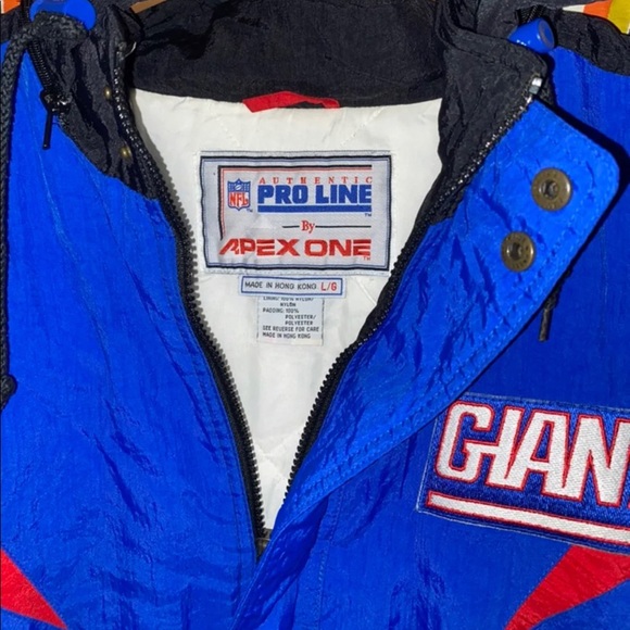 90s VTG Shark Tooth | NFL Pro Line | NEW YORK GIANTS Jacket - Picture 12 of 12